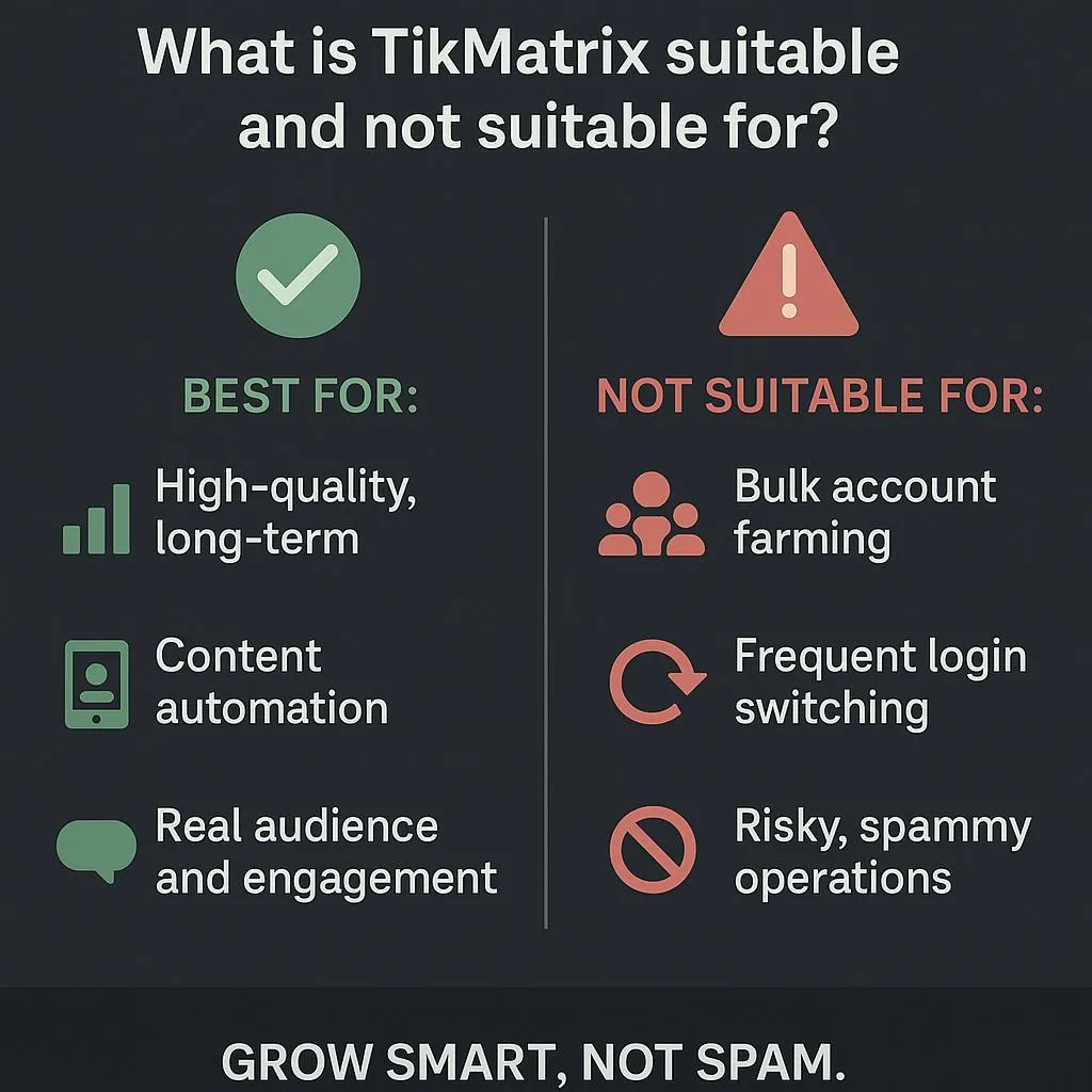 TikMatrix use cases